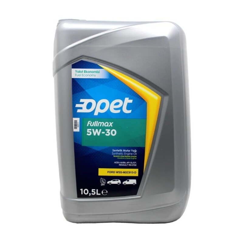 Opet Fullmax 5W30 10.5 Lt Tam Sentetik Motor Yağı